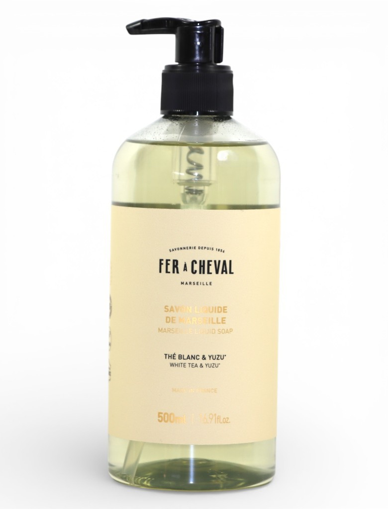 Marseille Liquid Soap - White Tea and Yuzu 500ml 