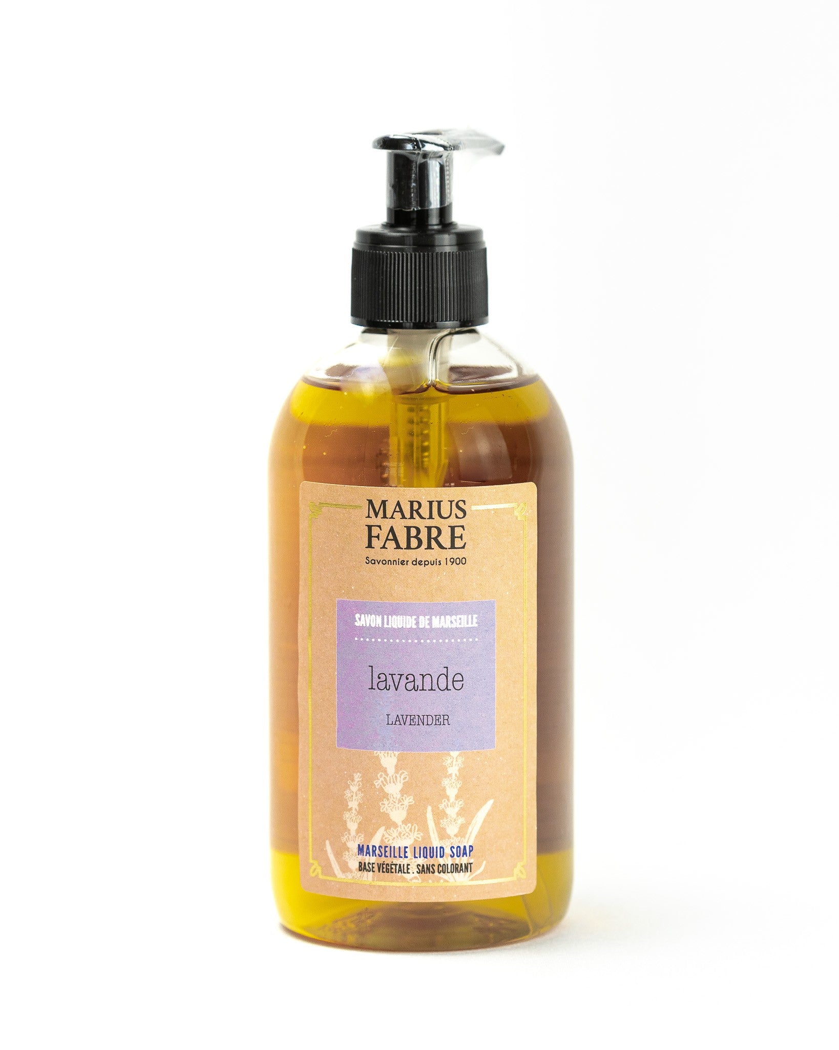 Marseille liquid soap Lavender pump 400 ml