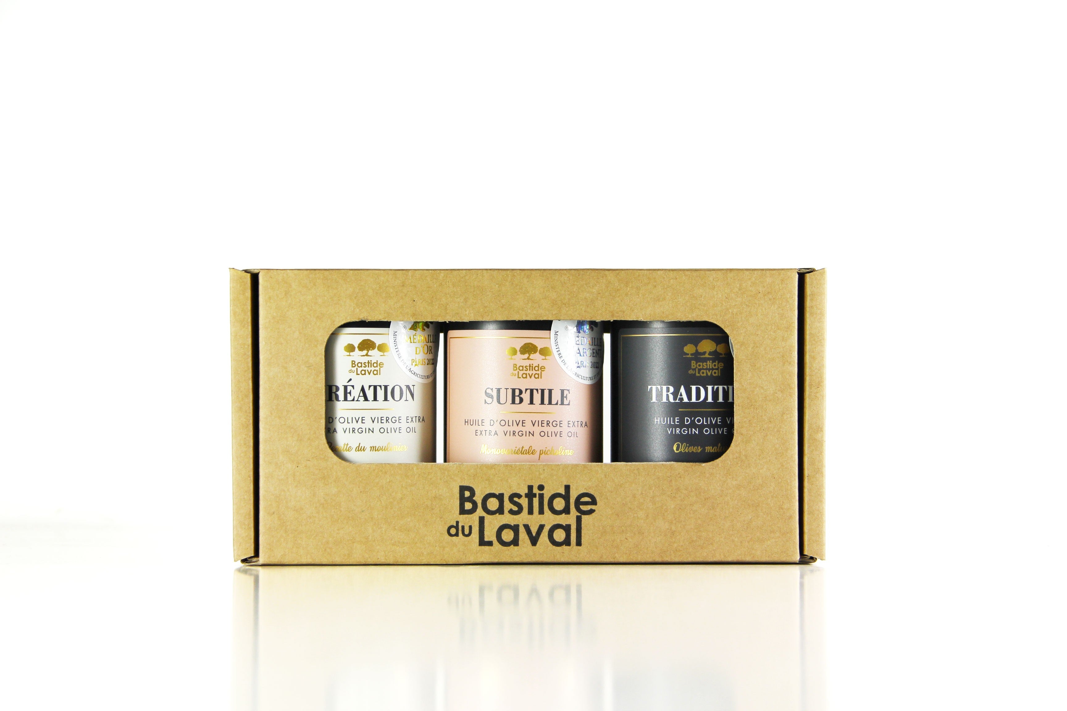 Trio découverte 3 fruités d'huiles d'olive - nouveau cru